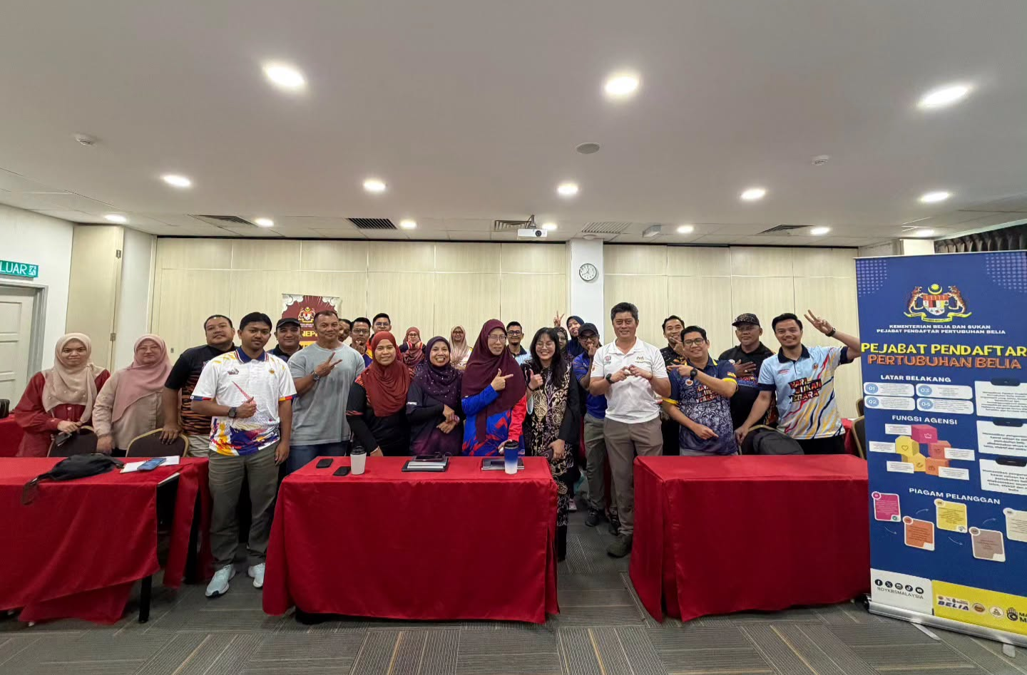 ROY PERKASA KOMPETENSI 30 PEGAWAI BELIA DAN SUKAN, PERKUKUH PENYELIAAN PERTUBUHAN BELIA