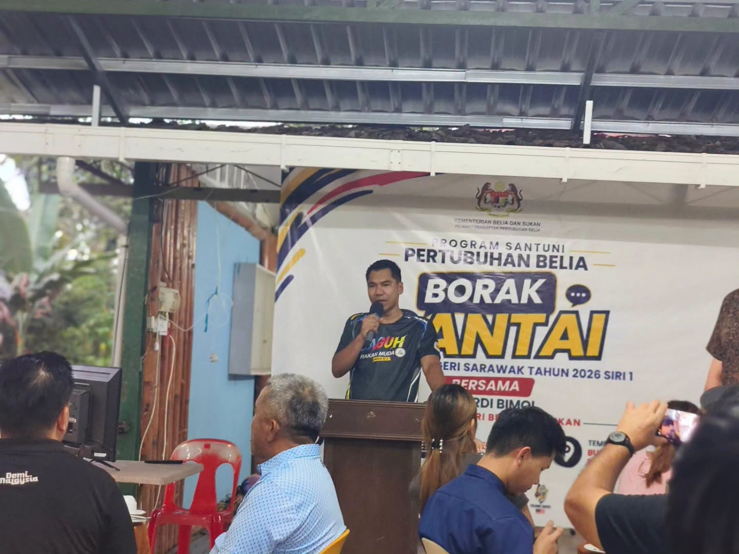 PROGRAM SANTUNI PERTUBUHAN BELIA – BORAK SANTAI BERSAMA YB MORDI BIMOL PERINGKAT NEGERI SARAWAK